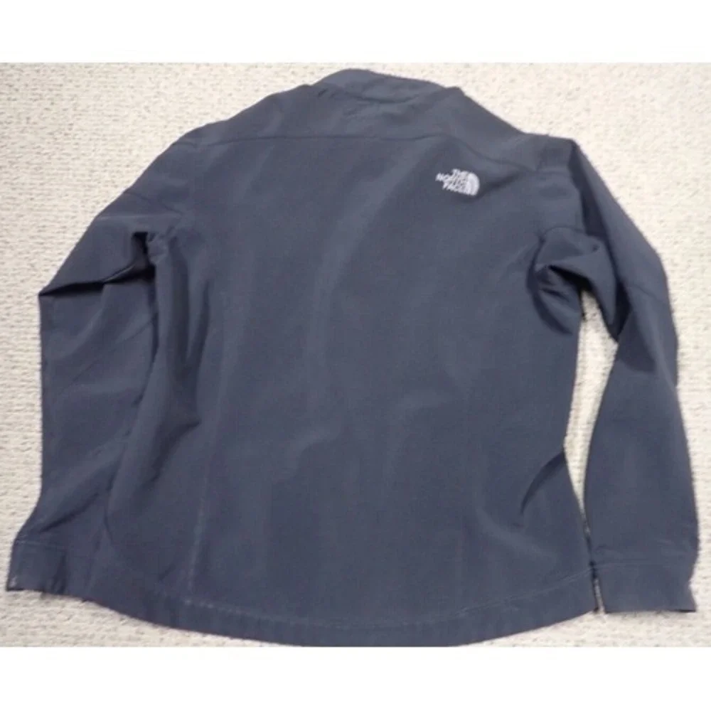 The North Face Apex Jacket Men XL Black Excellent Softshell Full Zip Windbreaker